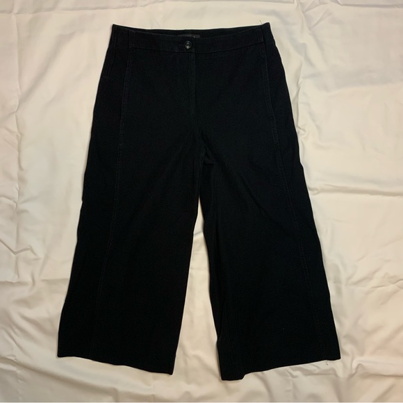 Ann Taylor cropped wide leg trousers - petite size 6 - Picture 1 of 8